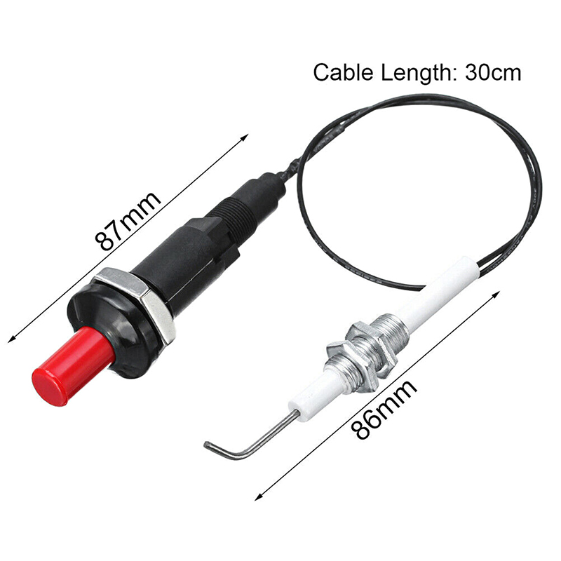 Camping Cooking Sets - ปุ่มกด Piezo Ignitor พร้อมสาย Spark IGNITION