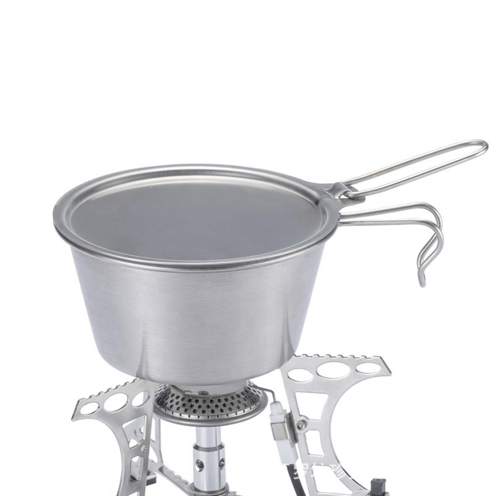 Camping Cooking Pot With Lid - ฝาปิดหม้อสำหรับตั้งแคมป์น้ำหนักเบา ฝาครอบชาม จาน ภาชนะใส่อาหาร อุปกรณ์ทำอาหาร ฝาปิดกระทะ