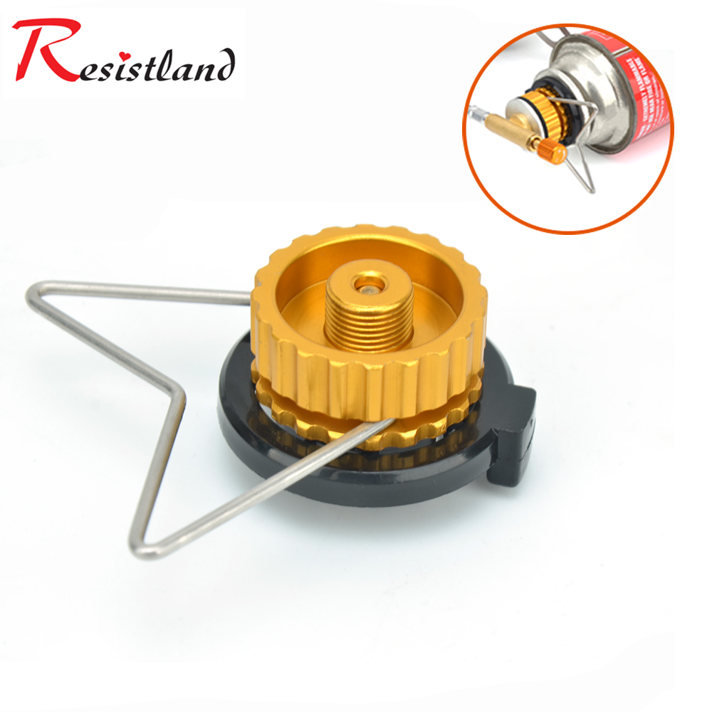 Camping Cooking Burner - อะแดปเตอร์ kompor Gas อะแดปเตอร์โพรเพนเติมอะแดปเตอร์แปลงถังแบบแยกส่วนอุปกรณ์เสริมสำหรับการตั้งแคมป์