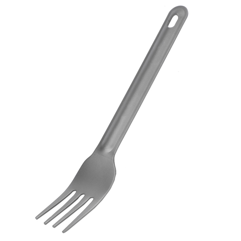 Camp Spork Set - ชุดช้อนส้อมไทเทเนียมน้ำหนักเบา ทนทานต่อการสึกหรอ สำหรับการตั้งแคมป์กลางแจ้ง