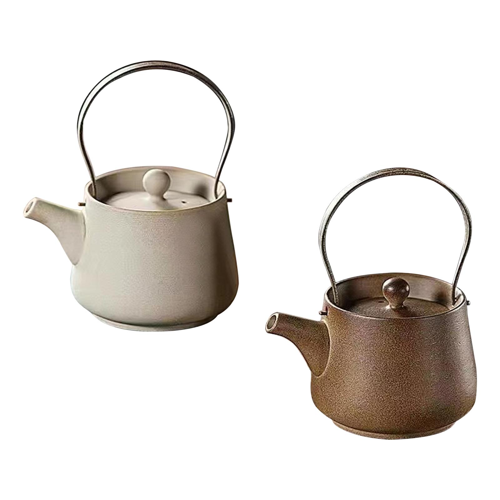Camping Cooking Tin - 200ml กาน้ําชาเซรามิค Farmhouse ชา Infuser ชากาต้มน้ําสําหรับต้มน้ําร้อนสําหรับ