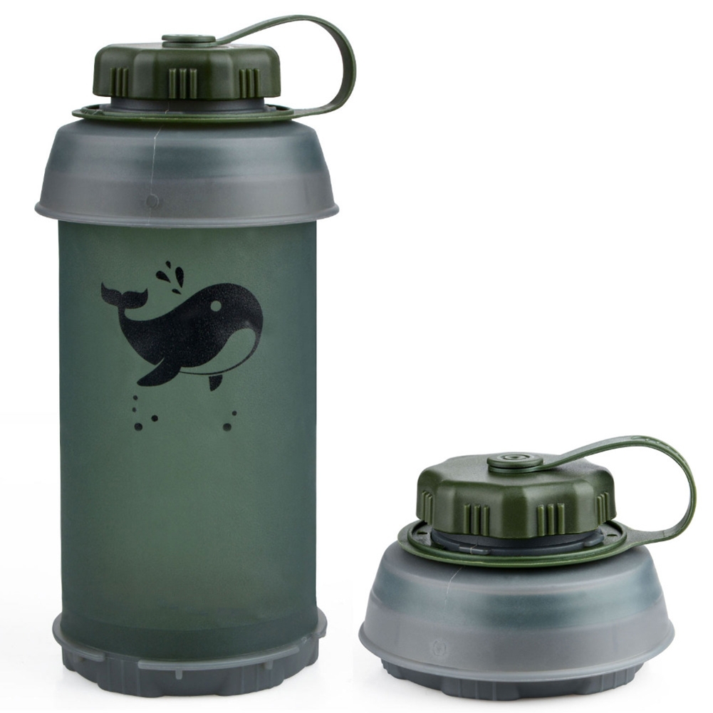 ขวดน้ำ TPU แบบพับได้ขนาด 750 ม - Camping Cooking Tin บทวิจารณ์และราคา