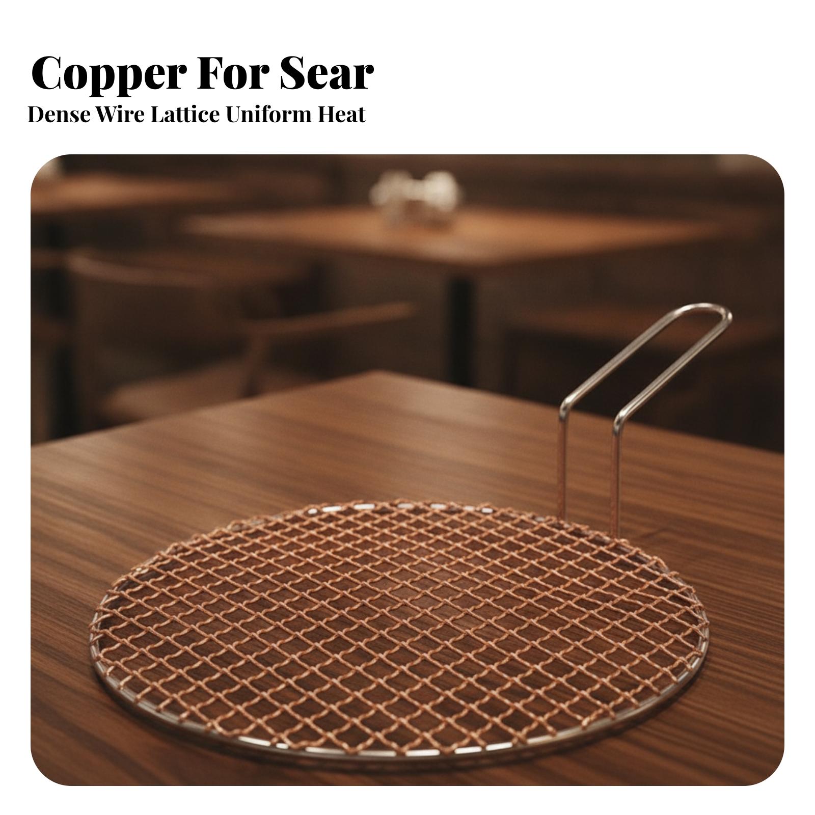 ตะแกรงปิ้งย่างทรงกลมแบบพกพาทำจ - Camping With Cooking บทวิจารณ์และราคา