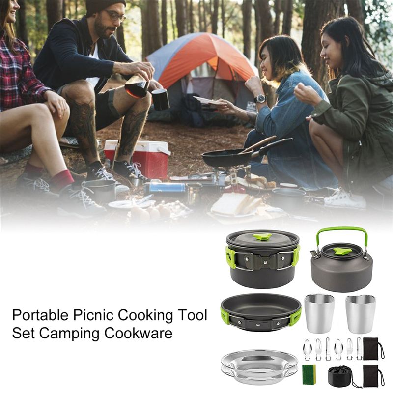 【ผู้ซื้อ】ชุดเครื่องครัวสำหรับต - Camping Cooking Sets บทวิจารณ์และราคา