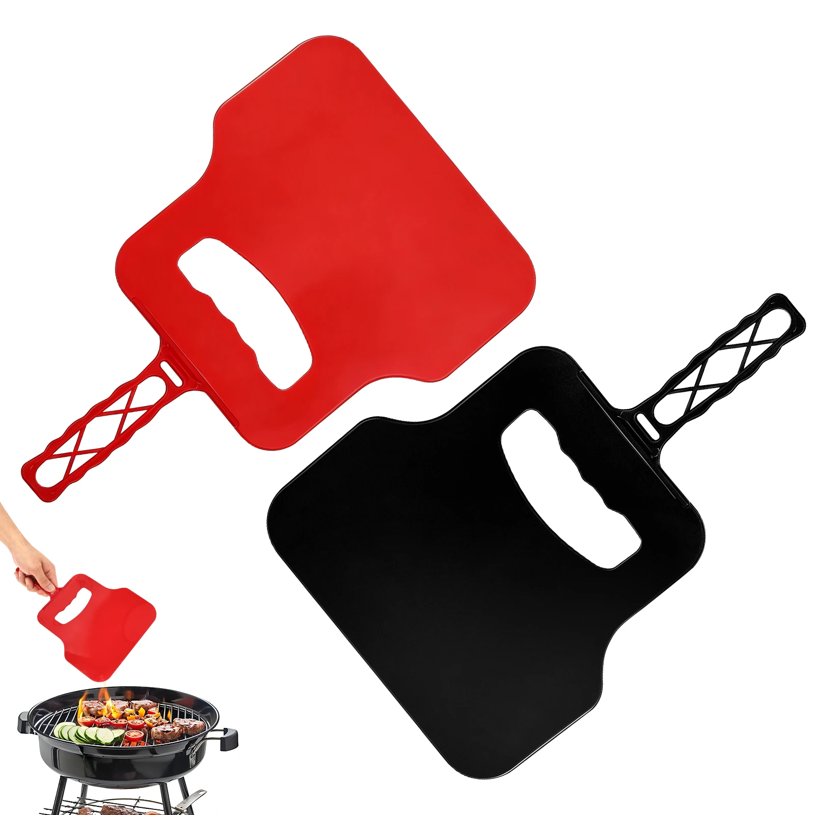 พัดลมมือหมุนพลาสติกแบบพกพา เคร - Camping Cooking Fire บทวิจารณ์และราคา
