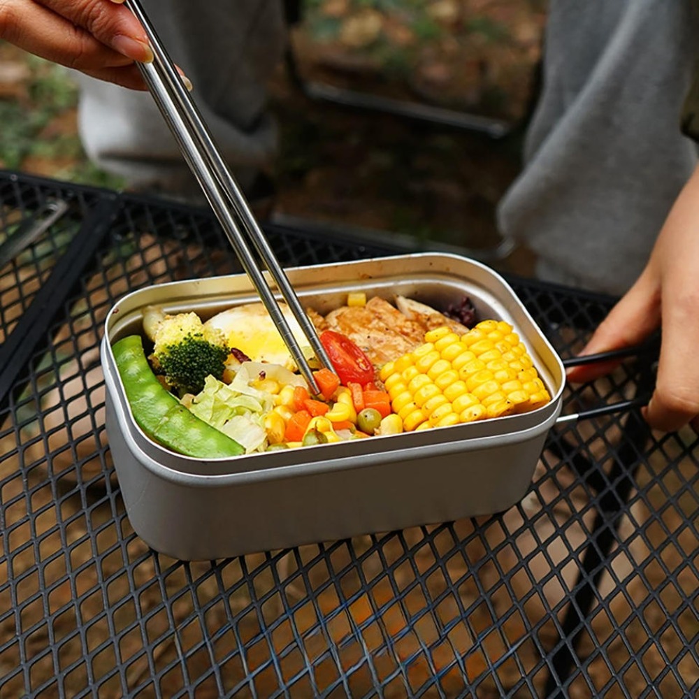 ชุดอุปกรณ์บนโต๊ะอาหารน้ำหนักเบ - Camping Cooking Sets บทวิจารณ์และราคา