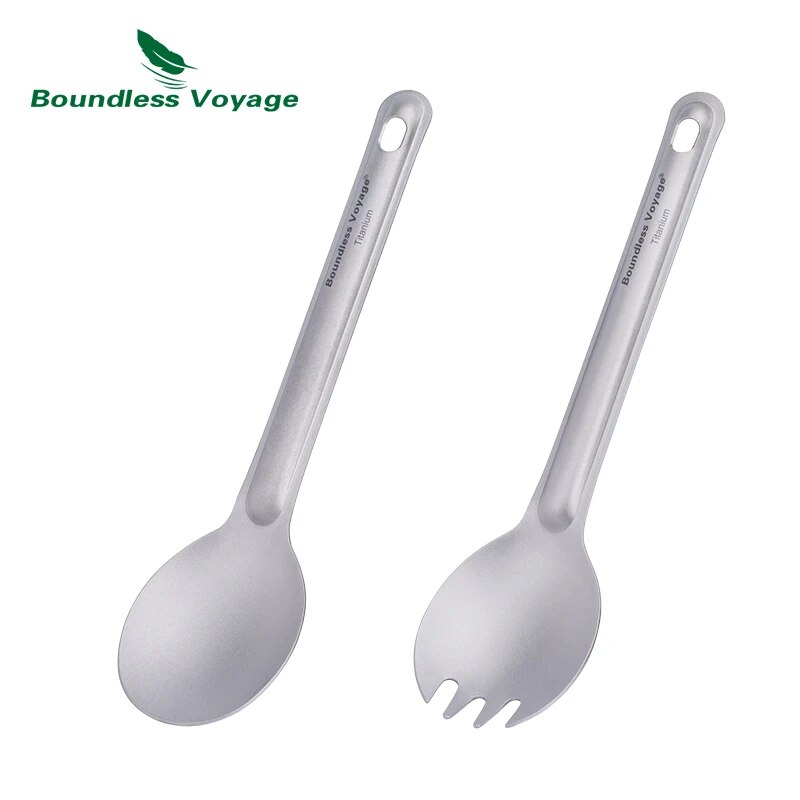 Boundless Voyage ไทเทเนียมช้อน - Camp Spork Set บทวิจารณ์และราคา