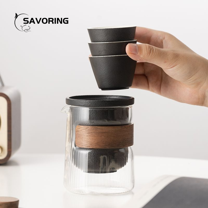 Simple เซรามิคจีนชุดชา 1 หม้อ  - Camping Cooking Sets บทวิจารณ์และราคา