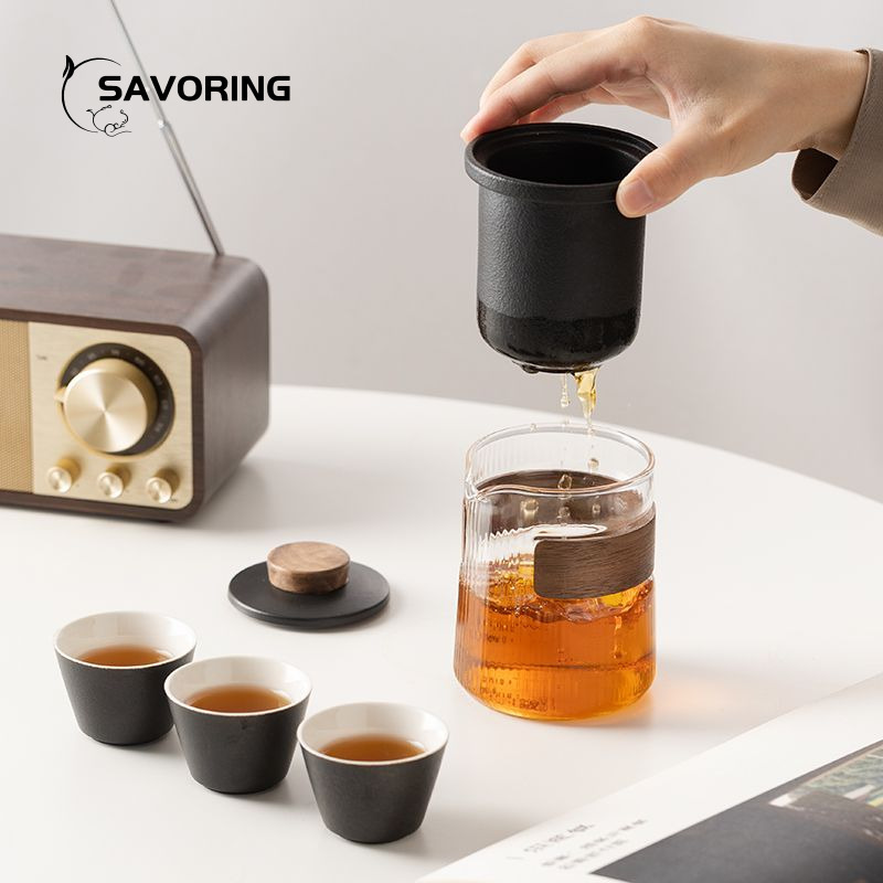 Simple เซรามิคจีนชุดชา 1 หม้อ  - Camping Cooking Sets บทวิจารณ์และราคา