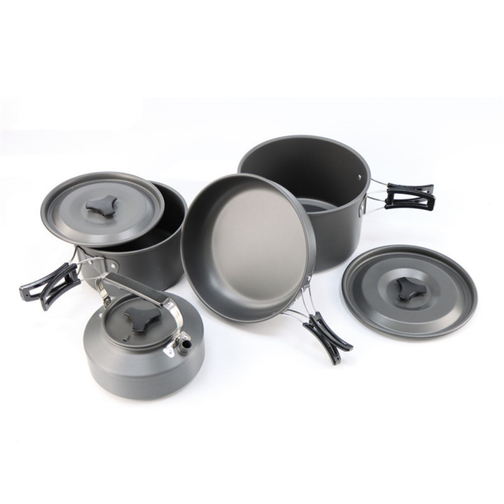 ชุดเครื่องครัวแคมป์ปิ้งอลูมิเน - Camping Cooking Pot Large บทวิจารณ์และราคา