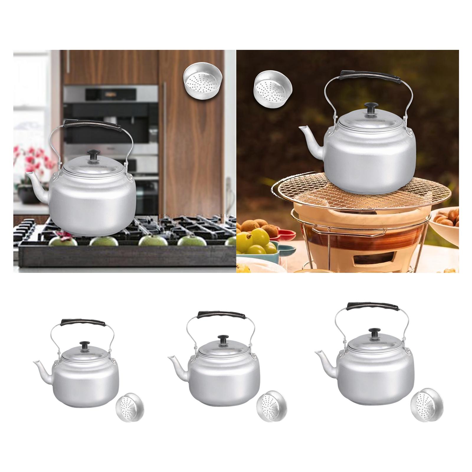 กาต้มน้ำอลูมิเนียมความจุขนาดให - Camping Cooking Pot Large บทวิจารณ์และราคา