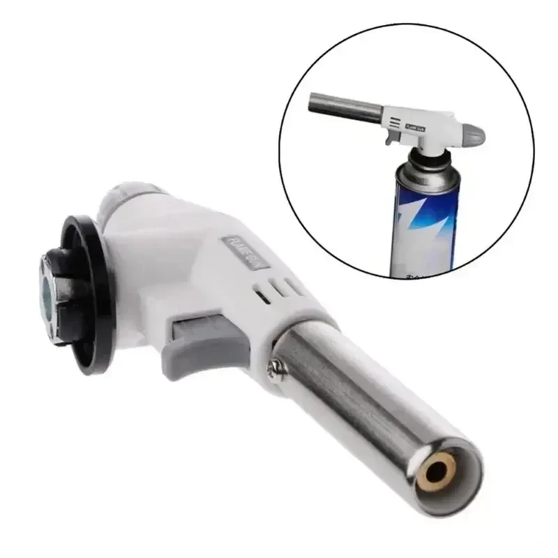 โลหะแบบพกพาปืนเปลวไฟบิวเทนแก๊ส - Camping Cooking Torch บทวิจารณ์และราคา