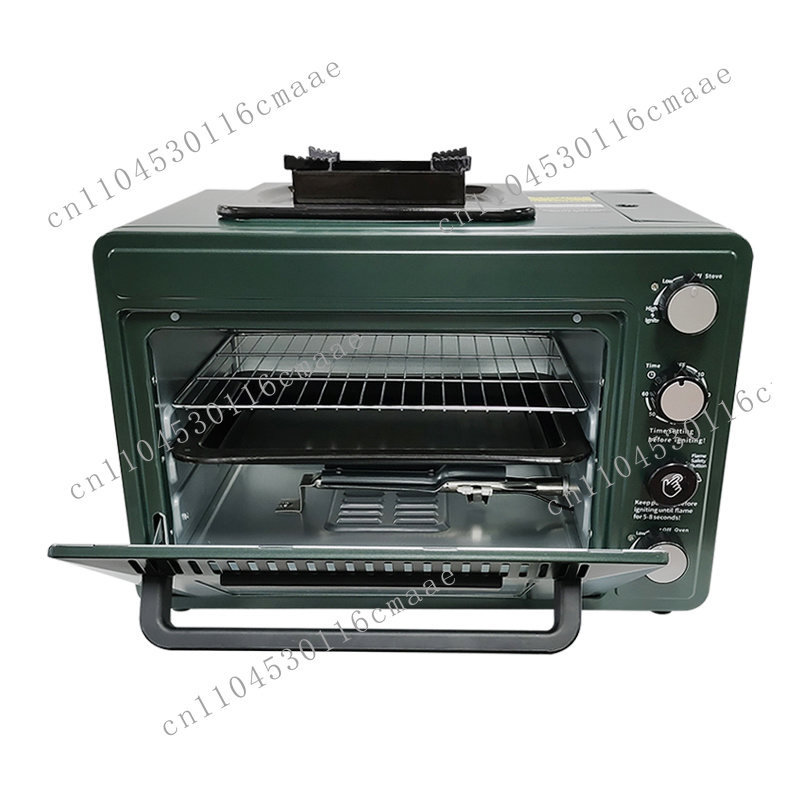 เตาแก๊สบาร์บีคิวกลางแจ้งแบบมือ - Camping Double Cooking Stove บทวิจารณ์และราคา