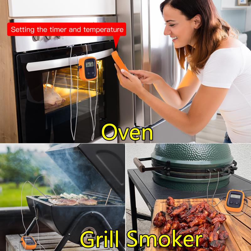 ใหม่ไร้สายดิจิตอลเครื่องวัดอุณ - Meat Thermometer Camp บทวิจารณ์และราคา