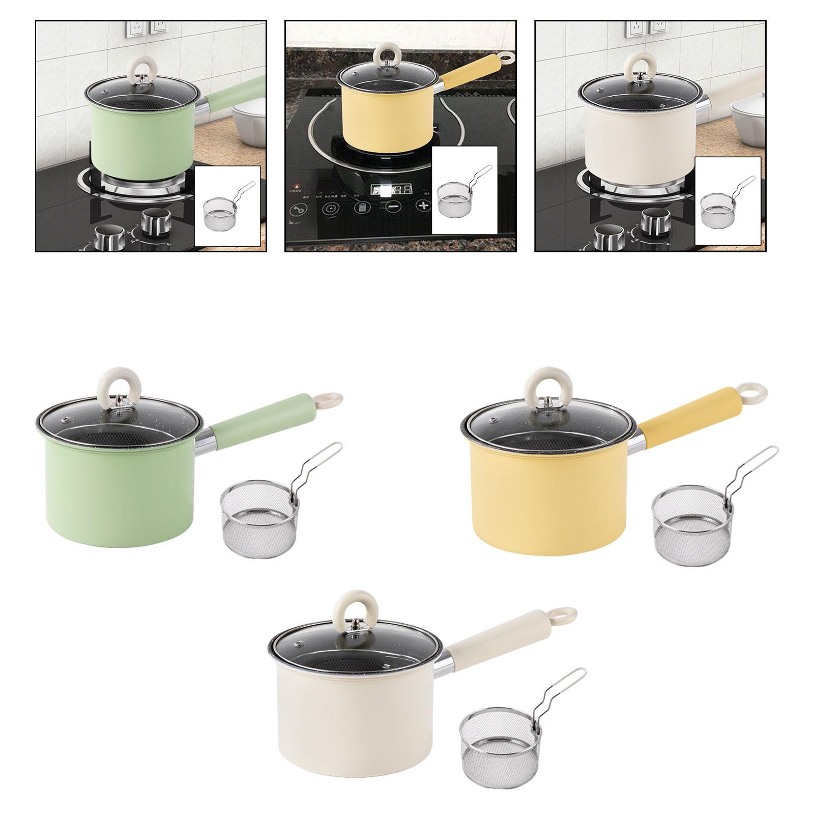 หม้อทอดแบบจุ่มสำหรับเตาส่วนใหญ - Camping Cooking Pot With Lid บทวิจารณ์และราคา