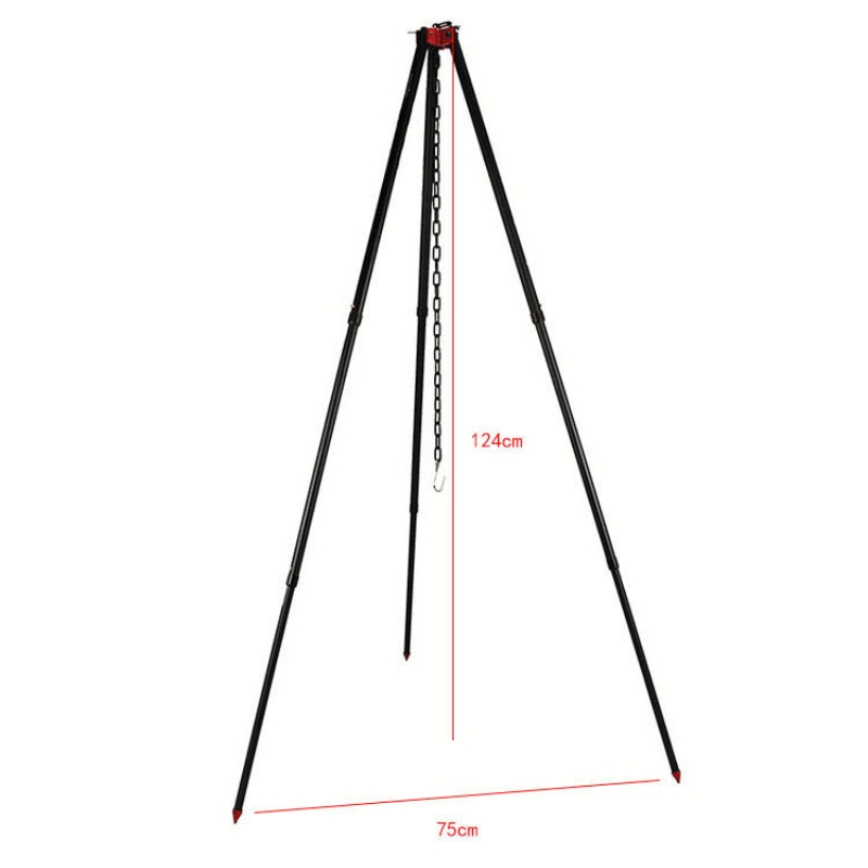 กลางแจ้งขนาดใหญ่ Bonfire ขาตั้ - Camping Cooking Pot Large บทวิจารณ์และราคา
