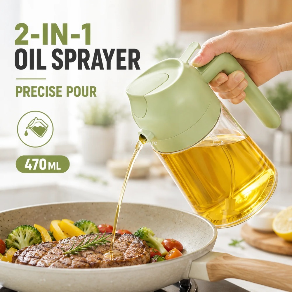 ขวดสเปรย์น้ำมันมะกอก 2 in 1 ขน - Camping With Cooking บทวิจารณ์และราคา