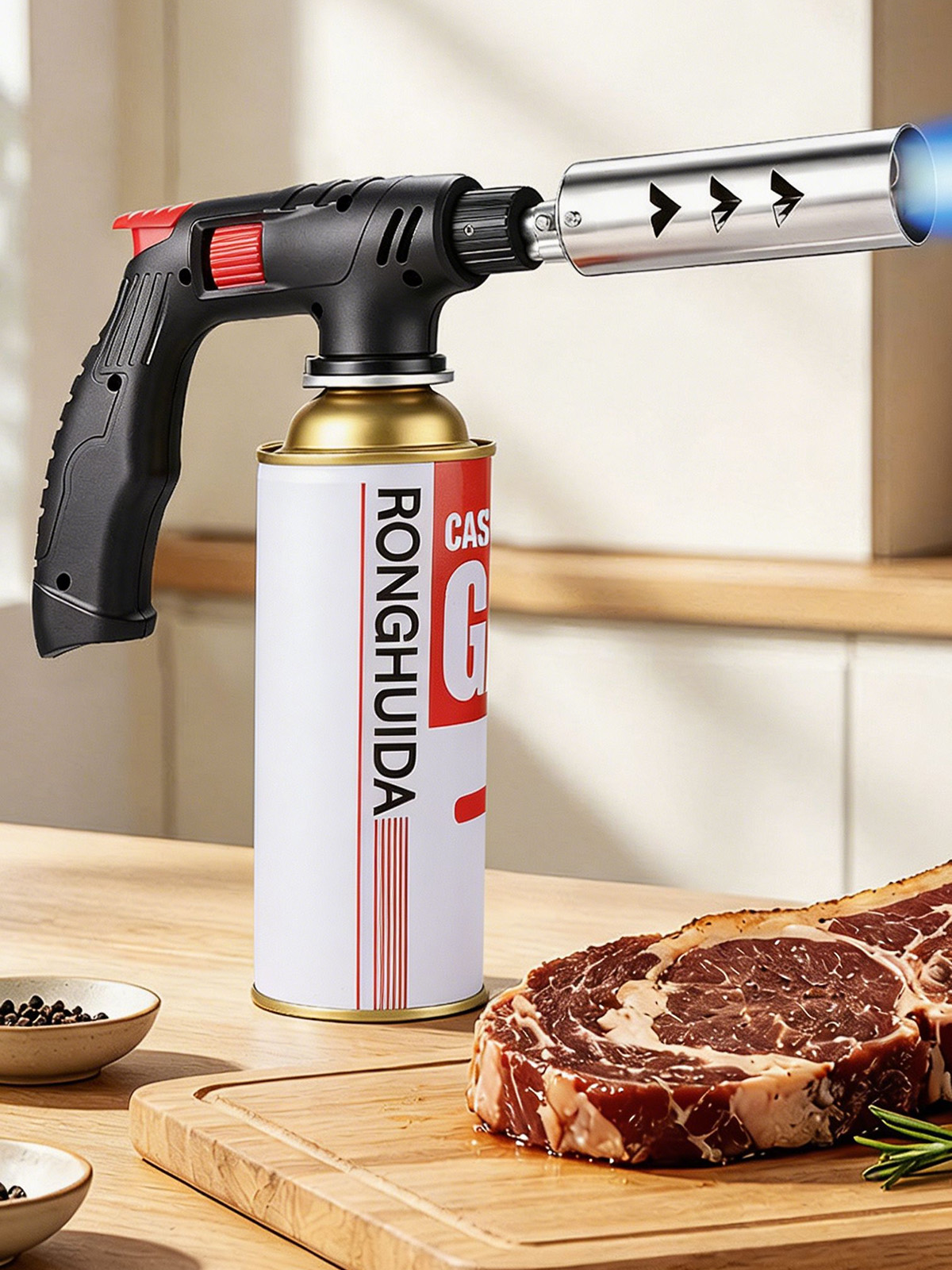 หัวพ่นแก๊สบิวเทนแบบยาวพิเศษ สำ - Camping Cooking Torch บทวิจารณ์และราคา