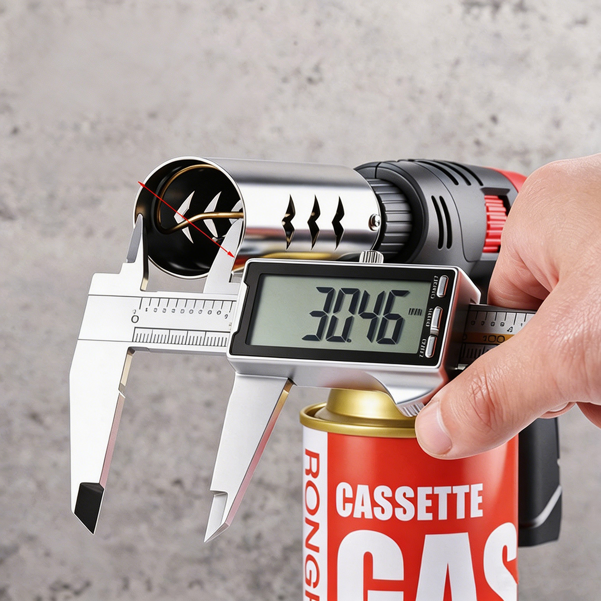 หัวพ่นแก๊สบิวเทนแบบยาวพิเศษ สำ - Camping Cooking Torch บทวิจารณ์และราคา