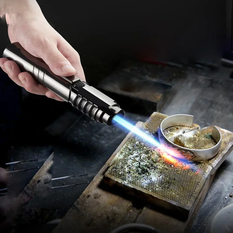 ปืนพ่นไฟโลหะขนาดใหญ่ ไฟสีน้ำเง - Camping Cooking Torch บทวิจารณ์และราคา