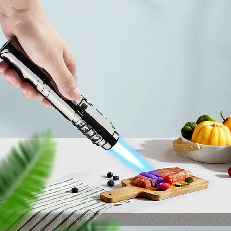 ปืนพ่นไฟโลหะขนาดใหญ่ ไฟสีน้ำเง - Camping Cooking Torch บทวิจารณ์และราคา