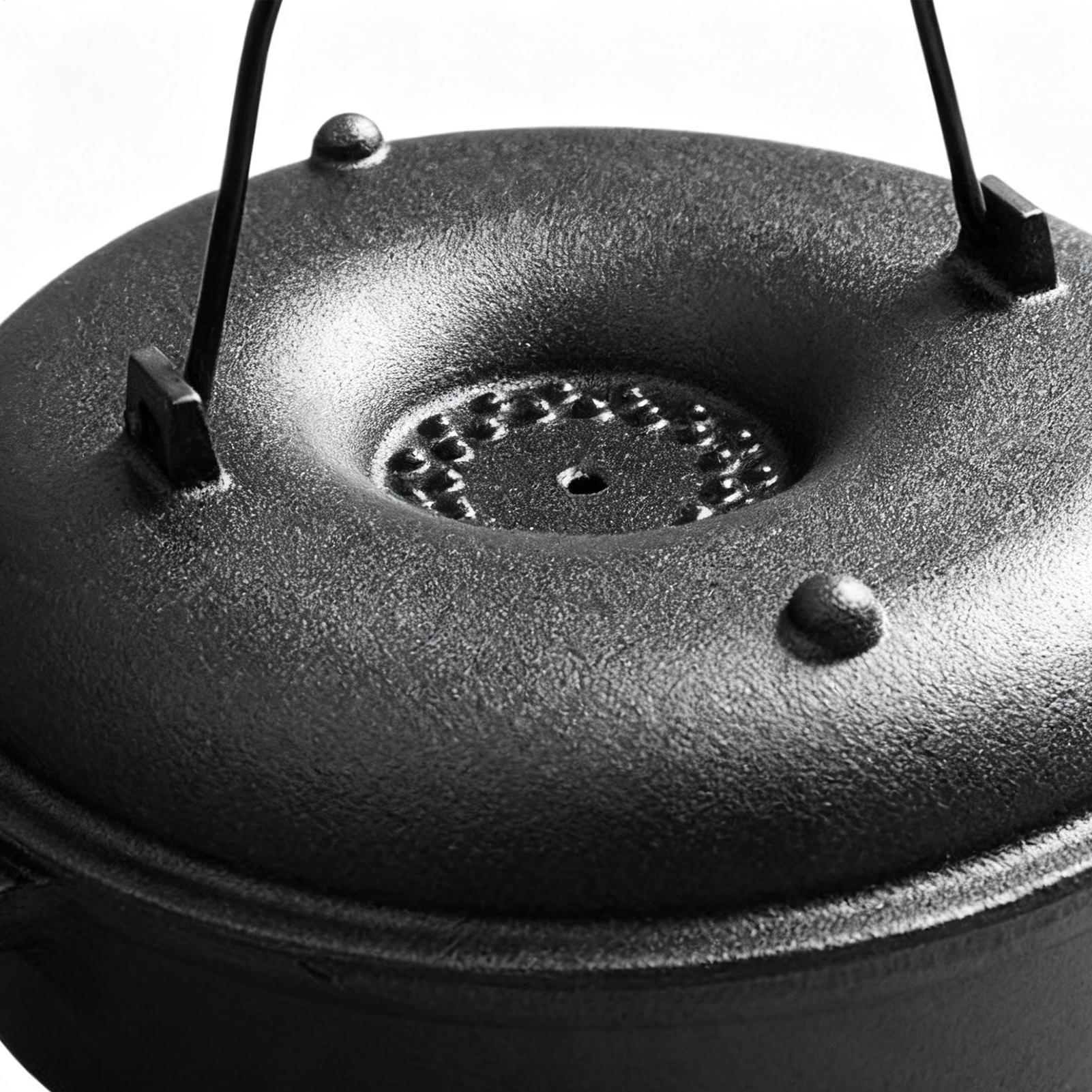 หม้อเหล็กหล่อแบบมีหูจับ สำหรับ - Camping Cooking Pot With Lid บทวิจารณ์และราคา