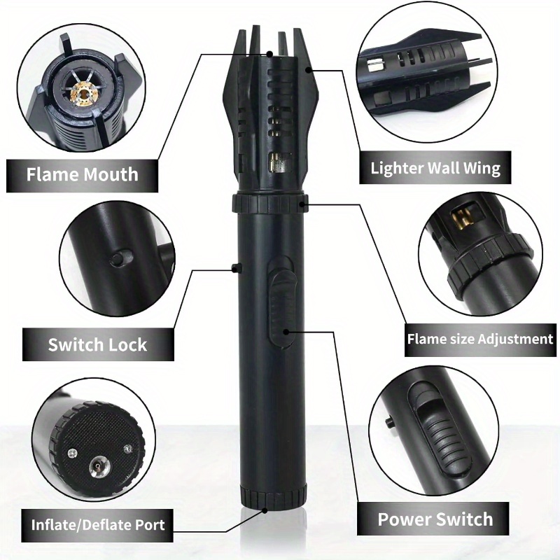 (ไม่รวมแก๊สบิวเทน)ไฟแช็กแก๊สบิ - Camping Cooking Torch บทวิจารณ์และราคา