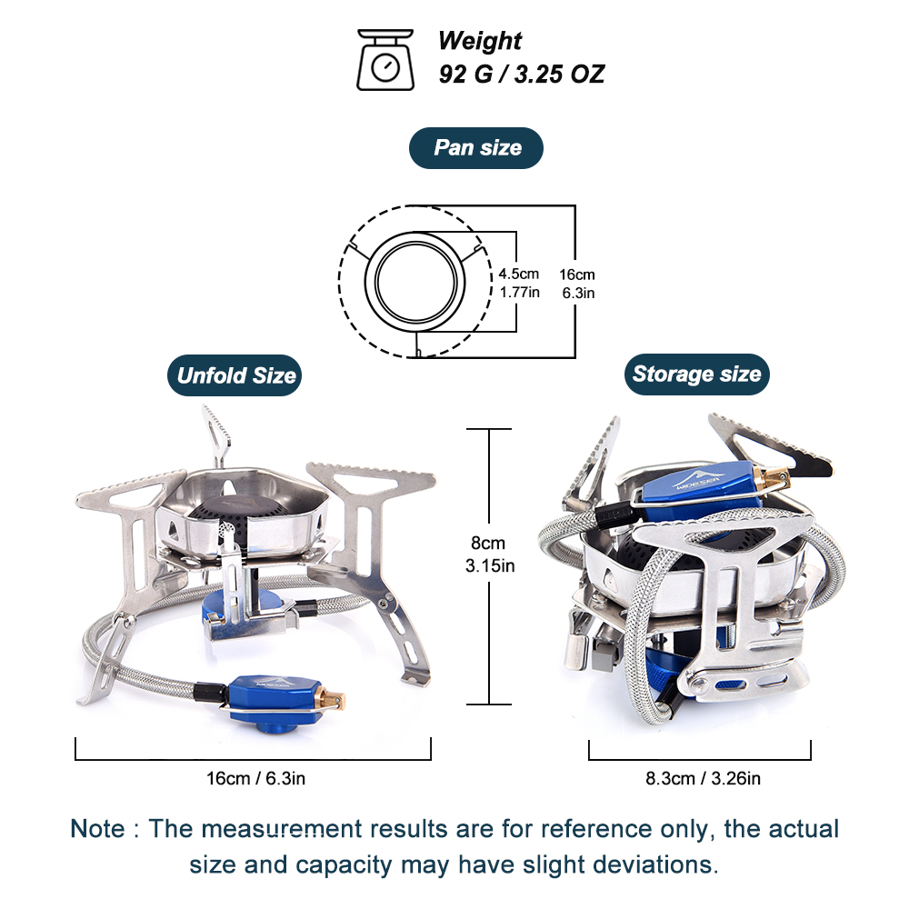เตาแก๊สสำหรับตั้งแคมป์ อุปกรณ์ - Camping Cooking Burner บทวิจารณ์และราคา