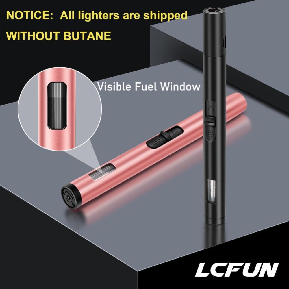 ไฟแช็คกันลมแบบเติมได้ 2 ชิ้น,  - Camping Cooking Torch บทวิจารณ์และราคา