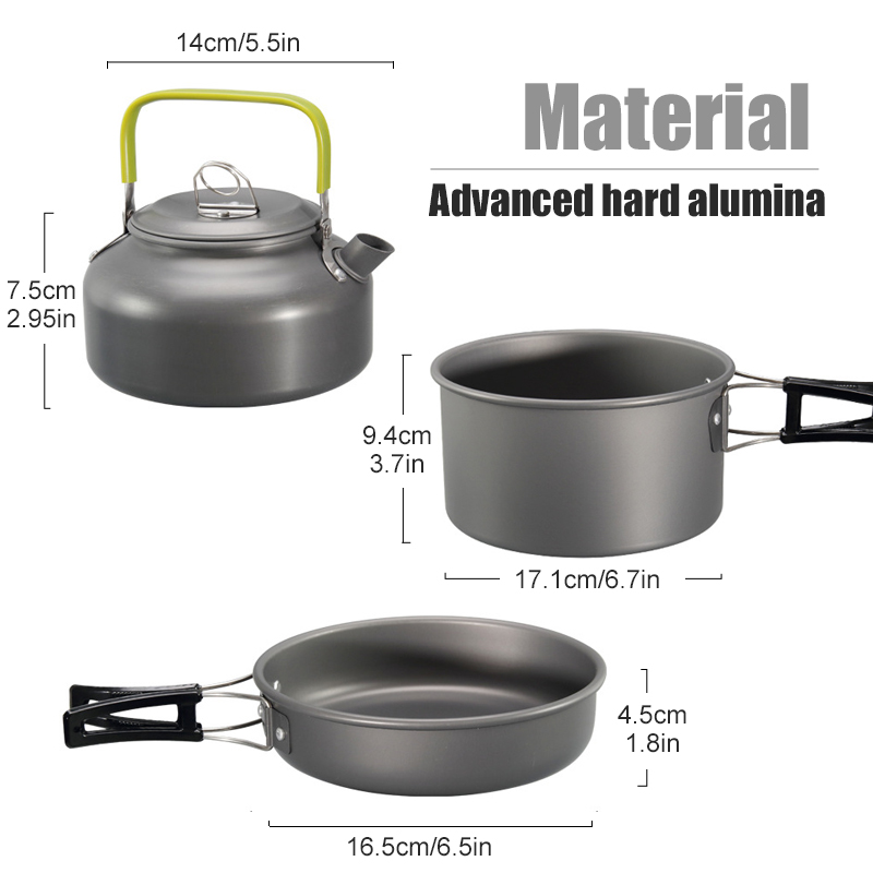 WESTTUNE ชุดเครื่องครัวตั้งแคม - Camping Cooking Tin บทวิจารณ์และราคา