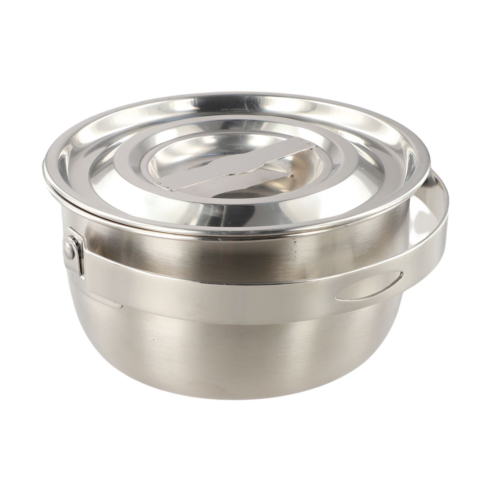 หม้อสแตนเลสสำหรับตั้งแคมป์ พร้ - Camping Cooking Pot With Lid บทวิจารณ์และราคา