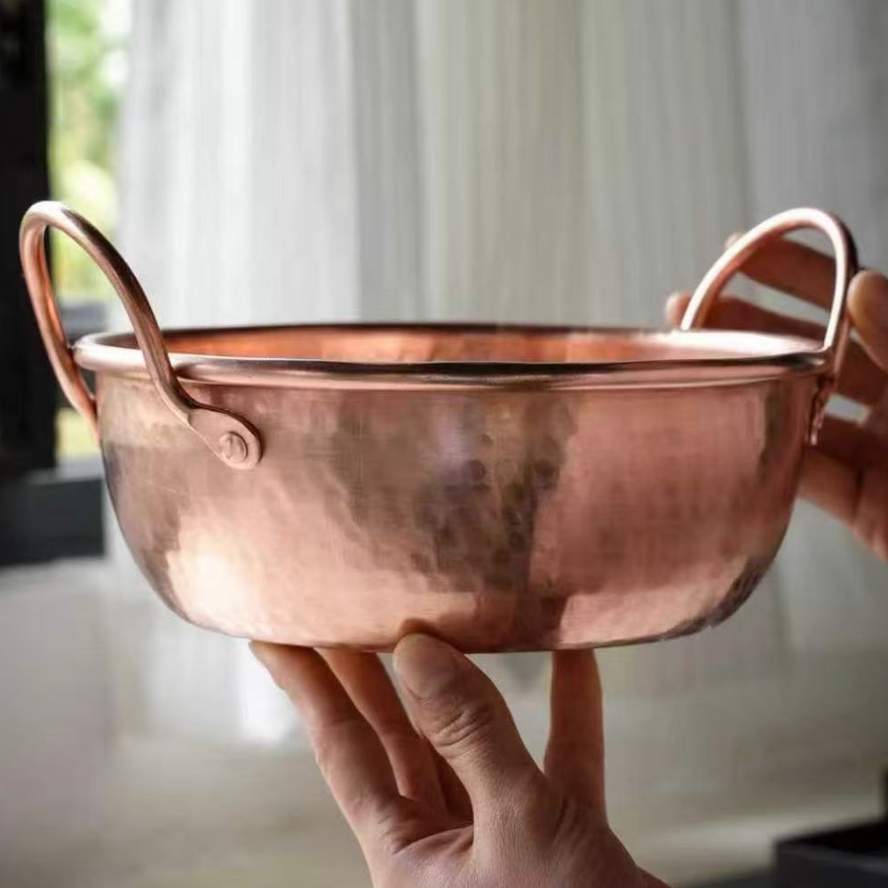 หม้อทองแดงโบราณ หม้อทำอาหารสำห - Vintage Camping Cooking Set บทวิจารณ์และราคา