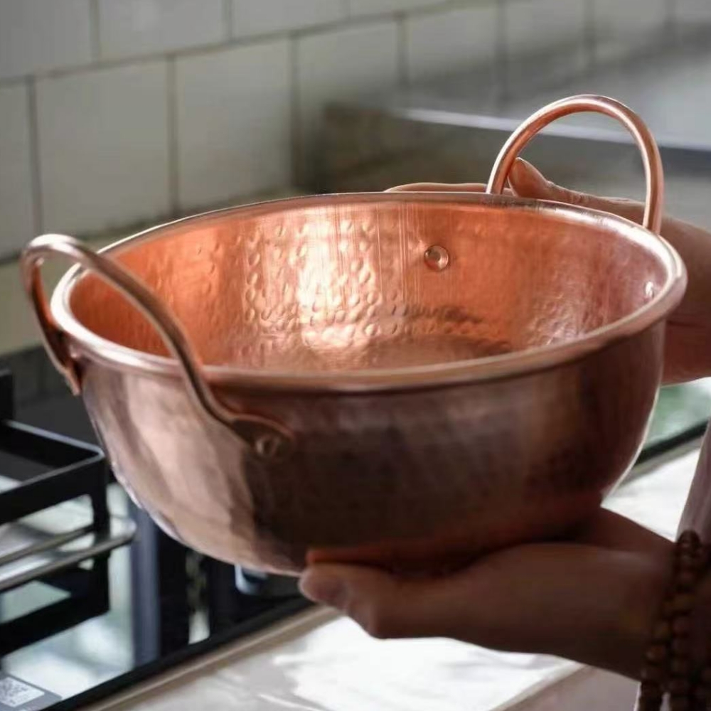 หม้อทองแดงโบราณ หม้อทำอาหารสำห - Vintage Camping Cooking Set บทวิจารณ์และราคา
