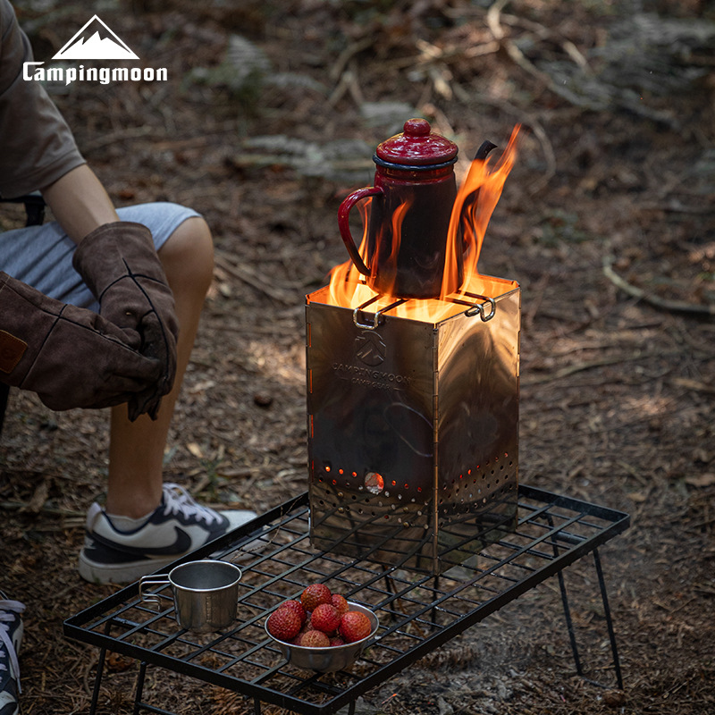 เตาถ่านพับได้แบบพกพา MT-18 CAM - Camping Cooking Burner บทวิจารณ์และราคา