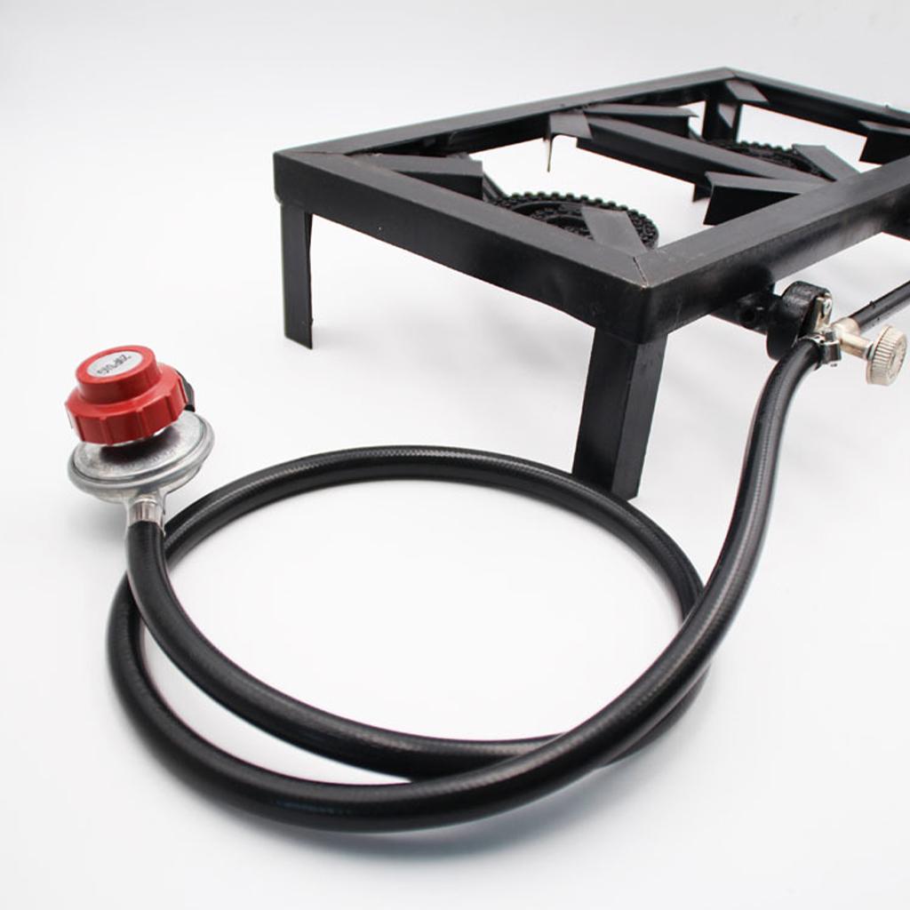 เตาแก๊สแบบสองหัวเตาพร้อมตัวปรั - Camping Double Cooking Stove บทวิจารณ์และราคา