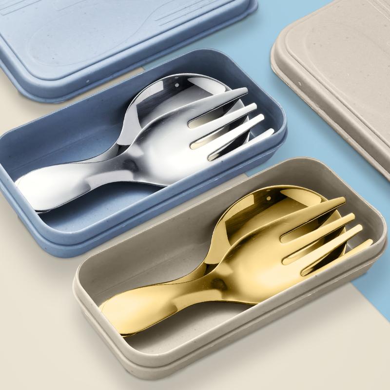 ชุดช้อนส้อมสแตนเลส 2 ชิ้น แบบพ - Camping Cooking Sets บทวิจารณ์และราคา