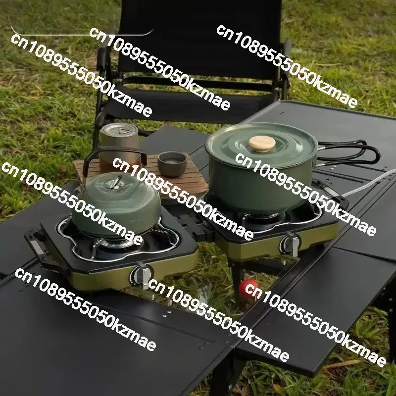 เตาแก๊สพกพาแบบสองหัวเตา, เตาแก - Camping Double Cooking Stove บทวิจารณ์และราคา