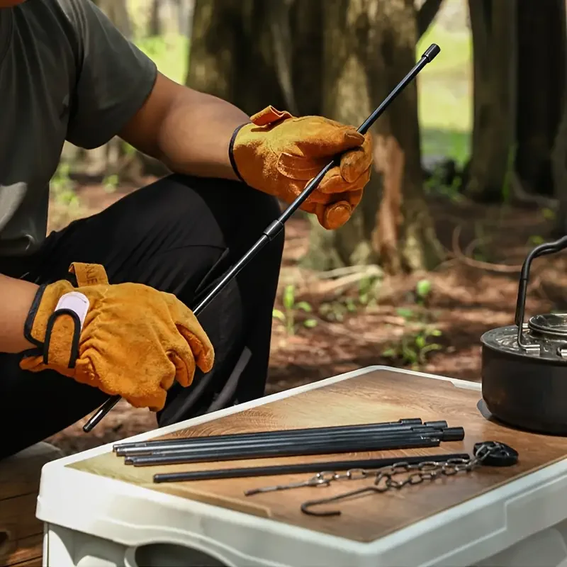 ขาตั้งสามขาสำหรับเตาไฟกลางแจ้ง - Camping Cooking Pot Large บทวิจารณ์และราคา