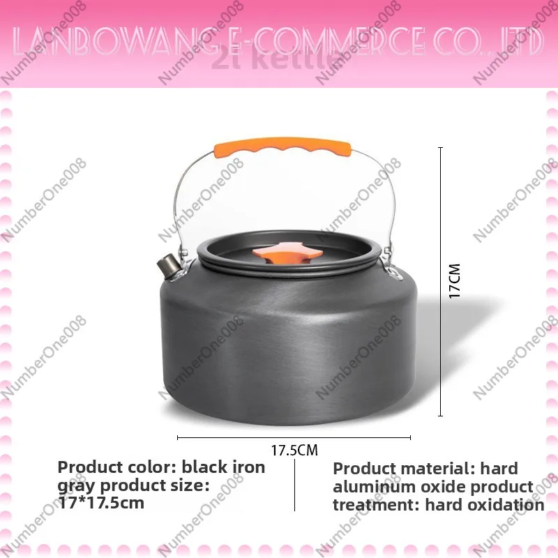 กาต้มน้ำสำหรับตั้งแคมป์แบบพกพา - Camping Cooking Pot Large บทวิจารณ์และราคา