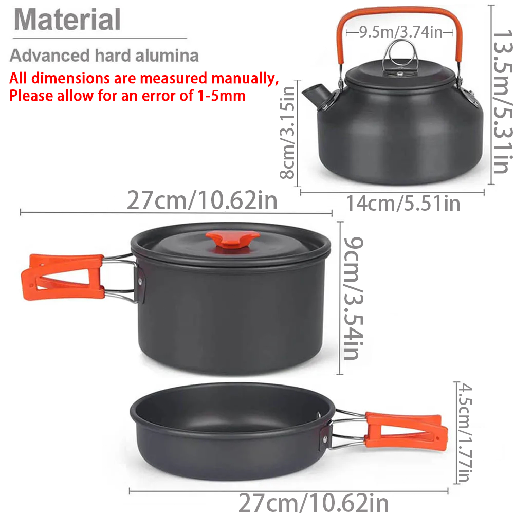 1 ชิ้น/1 เซ็ตชุดเครื่องครัวตั้ - Camping Cooking Accessories Set บทวิจารณ์และราคา
