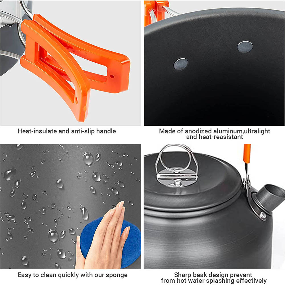 1 ชิ้น/1 เซ็ตชุดเครื่องครัวตั้ - Camping Cooking Accessories Set บทวิจารณ์และราคา
