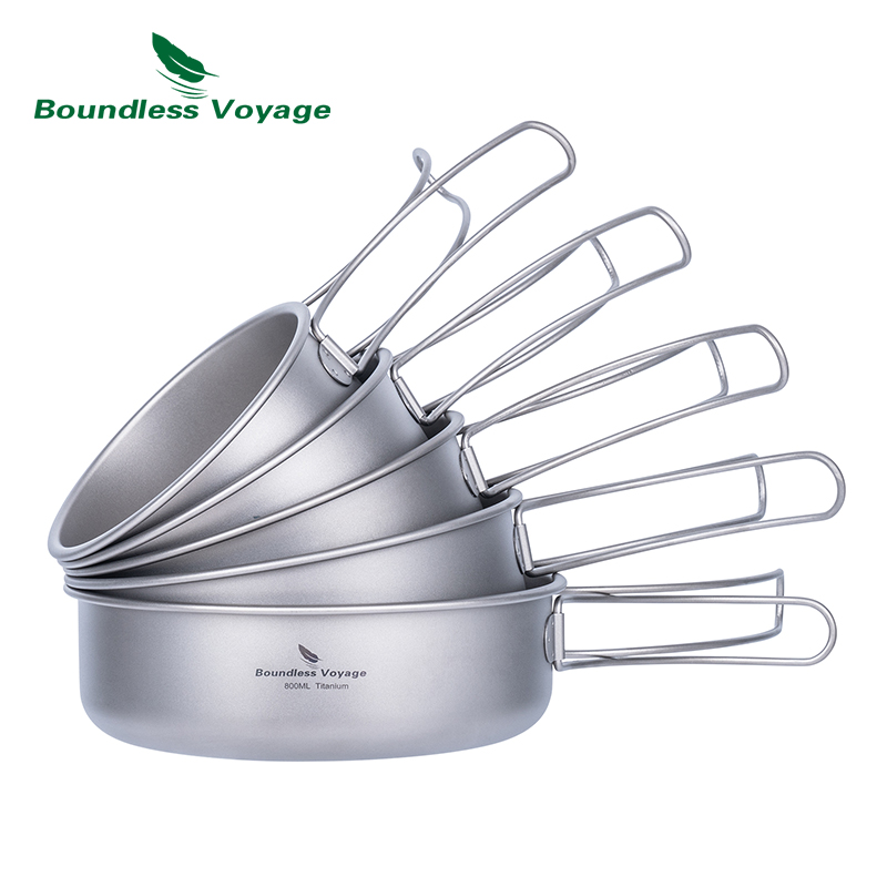 Boundless Voyage ไทเทเนียมชามช - Mess Kit Titanium บทวิจารณ์และราคา