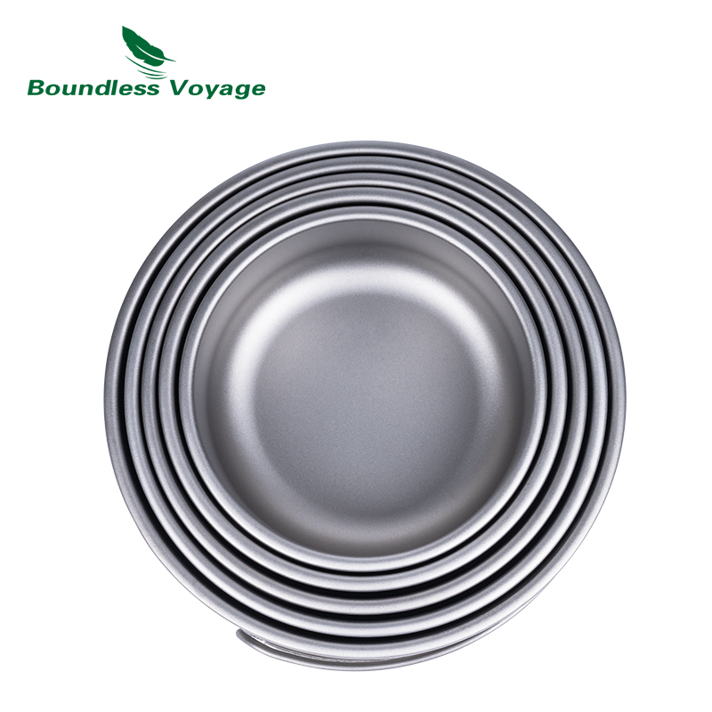 Boundless Voyage ไทเทเนียมชามช - Mess Kit Titanium บทวิจารณ์และราคา