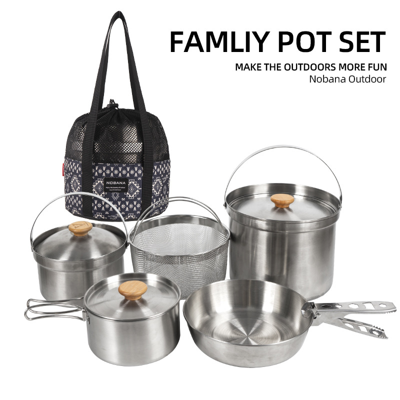 NOBANA ใหม่ล่าสุดกลางแจ้งชุดหม - Camping Cooking Accessories Set บทวิจารณ์และราคา