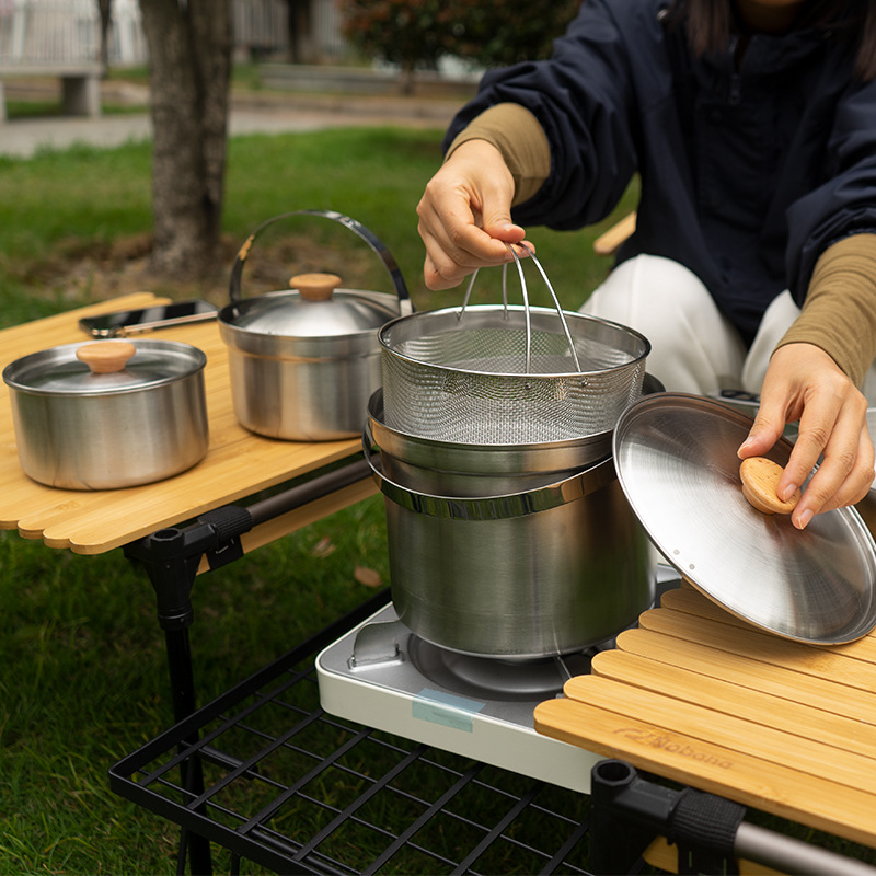 NOBANA ใหม่ล่าสุดกลางแจ้งชุดหม - Camping Cooking Accessories Set บทวิจารณ์และราคา