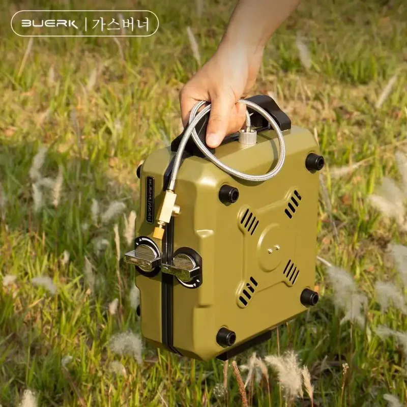 เตาแก๊สปิกนิกแบบพกพา BUERK หัว - Camping Double Cooking Stove บทวิจารณ์และราคา