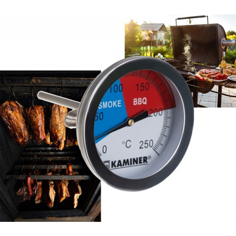 สแตนเลสย่างบาร์บีคิวเครื่องวัด - Meat Thermometer Camp บทวิจารณ์และราคา