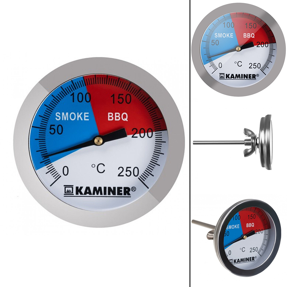สแตนเลสย่างบาร์บีคิวเครื่องวัด - Meat Thermometer Camp บทวิจารณ์และราคา