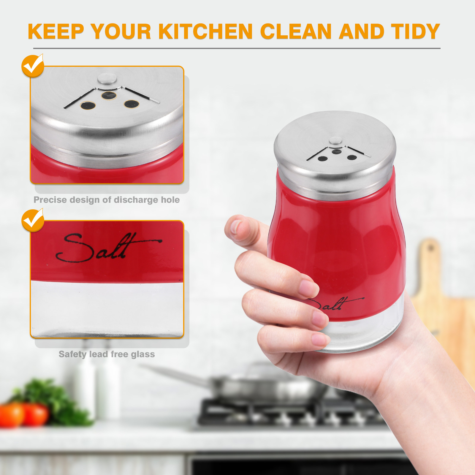 ชุดขวดเกลือแก้ว 2 ชิ้น พร้อมฝา - Camping Cooking Sets บทวิจารณ์และราคา