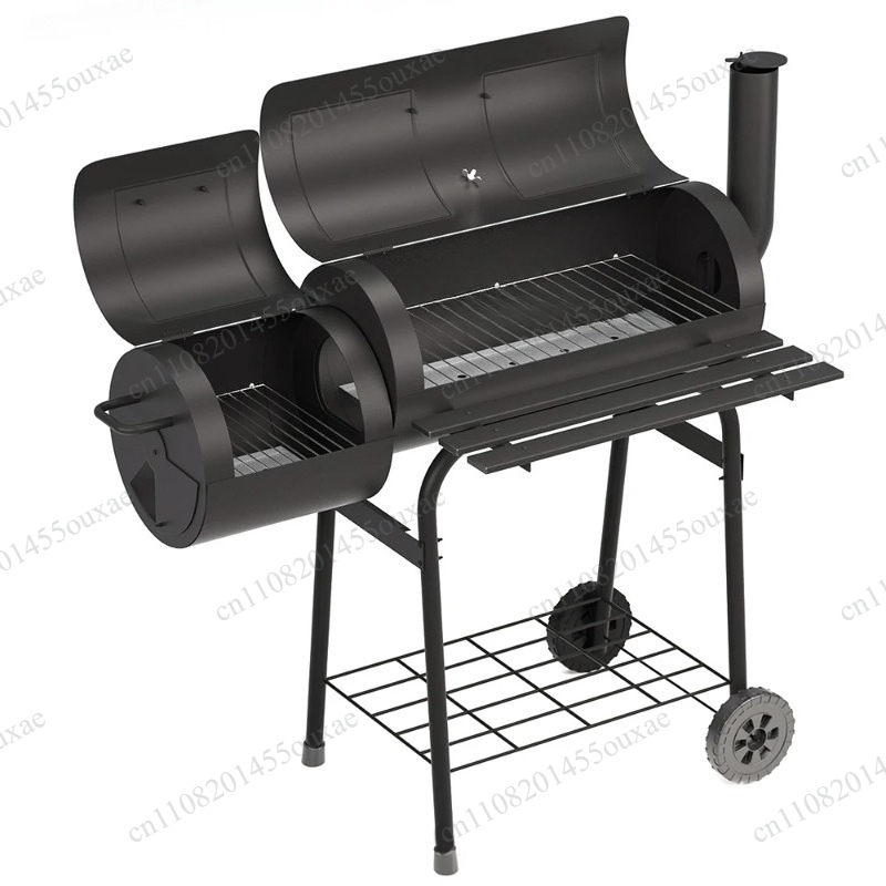 เตาบาร์บีคิวถ่านแบบสองด้านขนาด - Camping Double Cooking Stove บทวิจารณ์และราคา